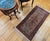 Vintage Persian Sarouk Accent Rug, Hand-Knotted Wool, Allover Floral Pattern, 2x4, Ivory & Navy For Sale - Image 4 of 13