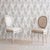 Schumacher Lucia Wisteria Wallpaper In Sage For Sale In New York - Image 6 of 6
