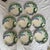 Asparagus Plates in Earthenware with Paris Decor from Au Bain-Marie, Set of 8 For Sale - Image 4 of 4