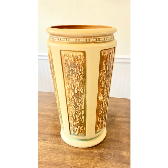 Early 20th Century Roseville Florentine Umbrella Stand For Sale - Image 9 of 12