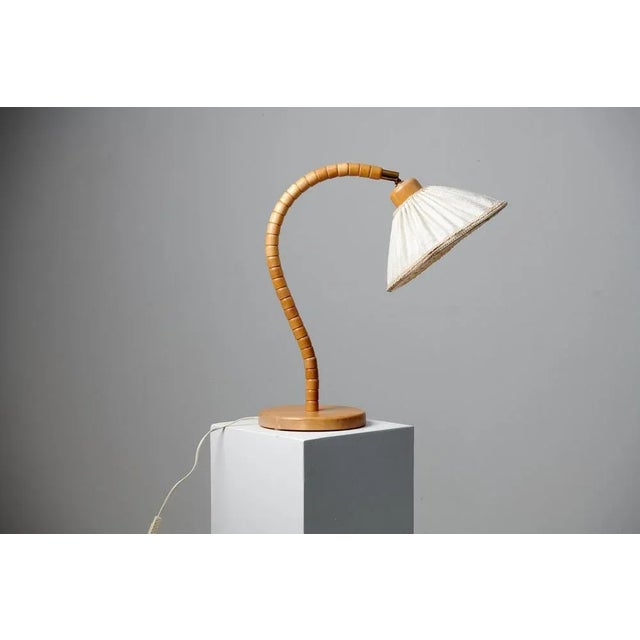 Scandinavian modern table lamp by Markslöjd Kinna Sweden, with a makers mark underneath. The lamp is from the 1960s and...