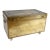 Vintage Brass Trunk in the Style of Sarreid LTD For Sale