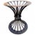 Modern Kreiss Trieste Collection 60" Round Travertine & Wrought Iron Center or Dining Table For Sale - Image 14 of 14