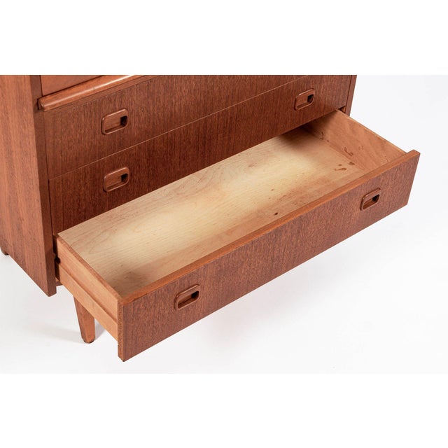 Mid-Century Teak Rolltop Secretary Desk by Egon Ostergaard, Made in Sweden For Sale - Image 9 of 12