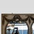 Wood Louis XVI Style Triple Arch Trumeau Mirror, 19th Century For Sale - Image 7 of 11