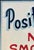 Antique Hand Painted No Smoking Sign From Knoxville Building For Sale - Image 4 of 5
