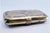 Cigar Case in Gilded Silver with Floral Reliefs, Guilloche Back with Asymmetrical Designs and Velvety Interior For Sale - Image 6 of 8