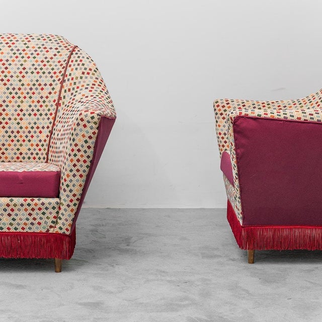 Vintage Lounge Chairs by Ico Parisi, 1970s, Set of 2 For Sale - Image 3 of 10