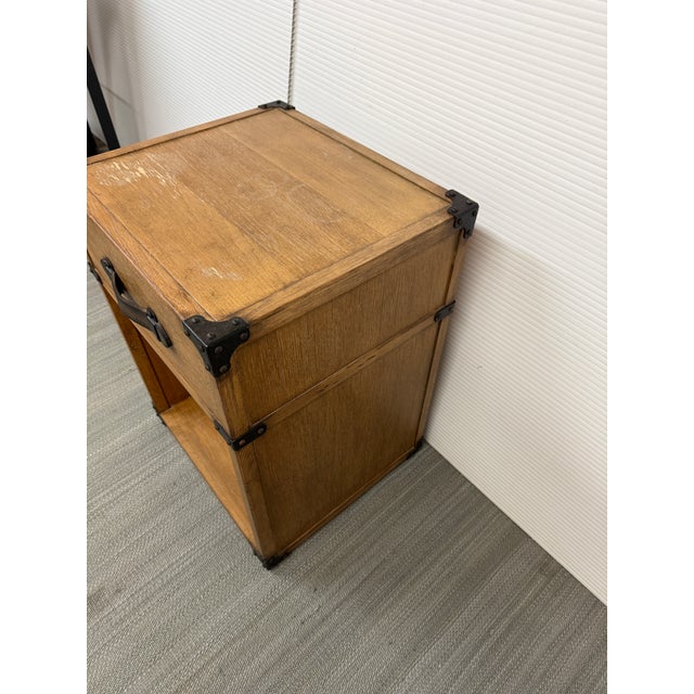 Design Plus Gallery presents a Calvin Nightstand from Restoration Hardware. The rustic table is crafted in solid wood and...