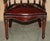 Oxblood Leather Chesterfield Captain's Chairs with Floor Lock Rings, Set of 2 For Sale - Image 10 of 18