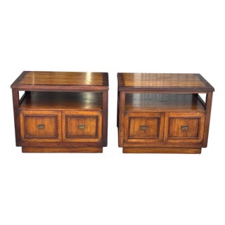 Pair of Mid 20th Century Modern Night Stands For Sale