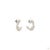 0.24 Carat Round Brilliant Cut Diamond Gold Earrings, Pair For Sale - Image 9 of 9