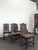 Contemporary Henri II Chairs in Openwork Carved Oak with Caned Seats, Set of 6 For Sale - Image 3 of 11