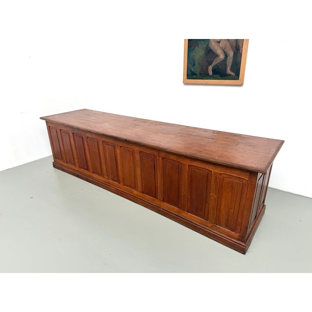 Vintage Oak Trade Counter, 1920s For Sale - Image 16 of 18