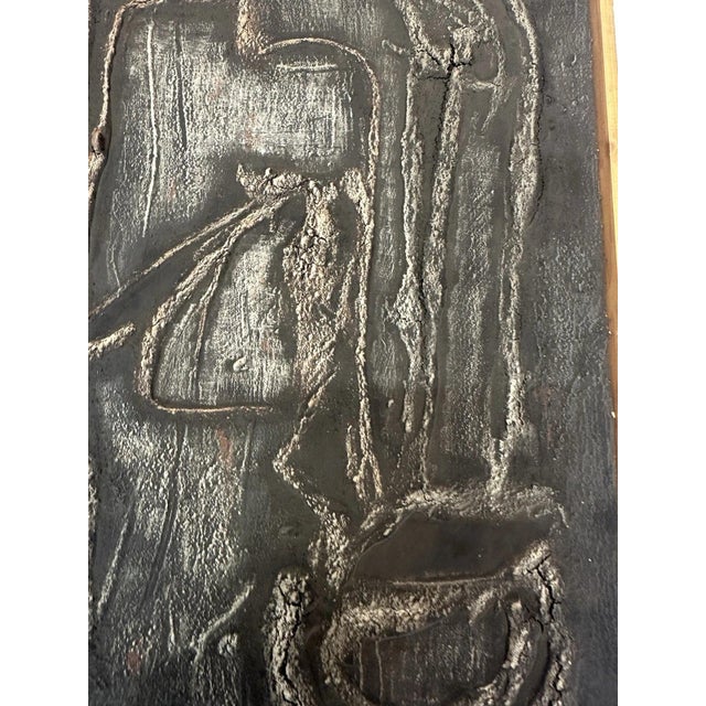 Black Jon Wedewer, Informel, 1961, Mixed Media For Sale - Image 8 of 13