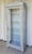 1930s Vitrine Cabinet, French Bluish Display Cabinet/ Case, Cracked / Peeling Finish For Sale - Image 14 of 18