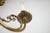 Metal Empire Three-Arm Brass Chandelier with Trestles For Sale - Image 7 of 10