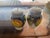 White Vintage Handmade Rampini Italy Lemons Ceramic Cruet Set & Wine Cooler - 6 pcs For Sale - Image 8 of 10