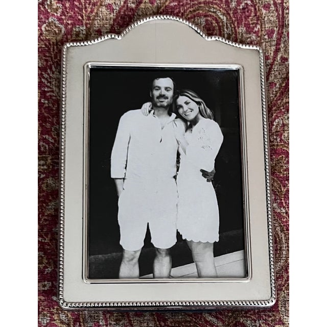 Vintage English Sterling Silver Hallmarked Frame-Velvet Easel Back For Sale - Image 9 of 9
