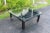 Hollywood Regency Black Painted Glass Top Coffee Table 1577 For Sale - Image 4 of 13