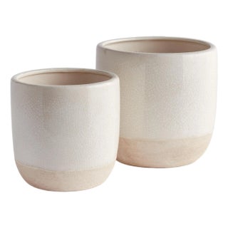 Leona Pots, Set Of 2 For Sale