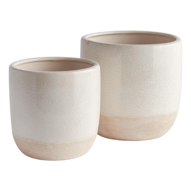 Leona Pots, Set Of 2 For Sale