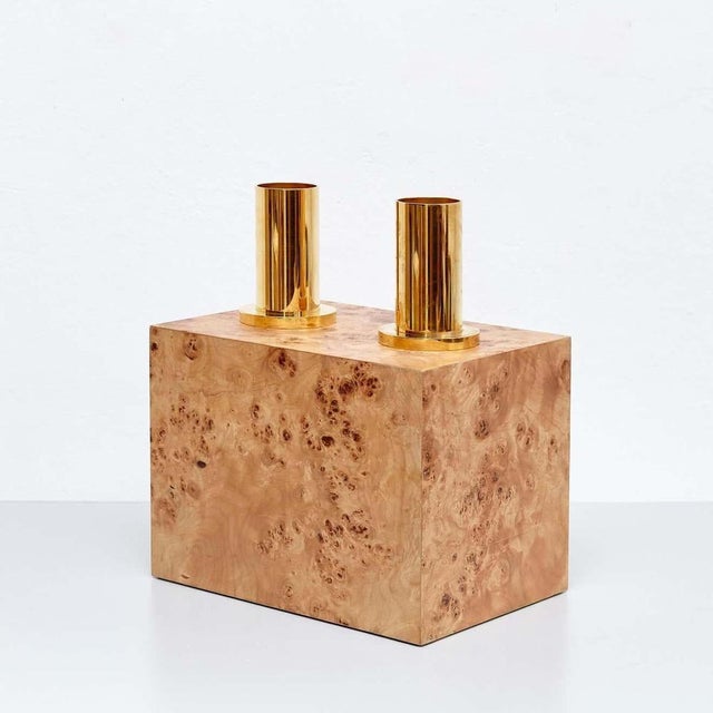 1990s Twenty-Seven Woods for a Chinese Artificial Flower Vase attributed to Ettore Sottsass, 1995 For Sale - Image 5 of 16