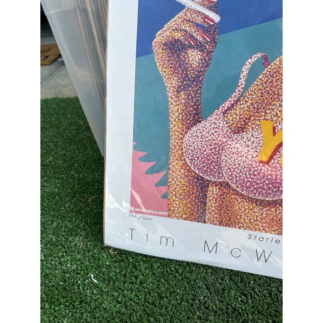 Blue 1990s Sealed Pop Art Print, "Live Fast, Die Young" For Sale - Image 8 of 8