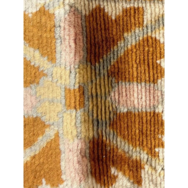 Textile Mid-Century Oushak Rug, 1950s For Sale - Image 7 of 17