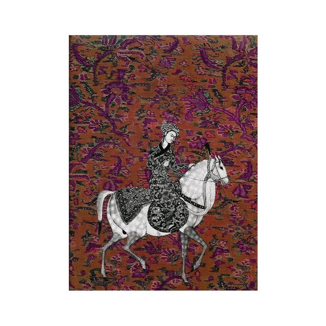 Horses of Apocalypse, Original Pigment Print on Watercolor Paper For Sale