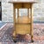 Vintage French Louis Xv Blond Walnut 2 Drawer Drop Leaf Rolling Serving Cart or Bar Cart For Sale - Image 13 of 18