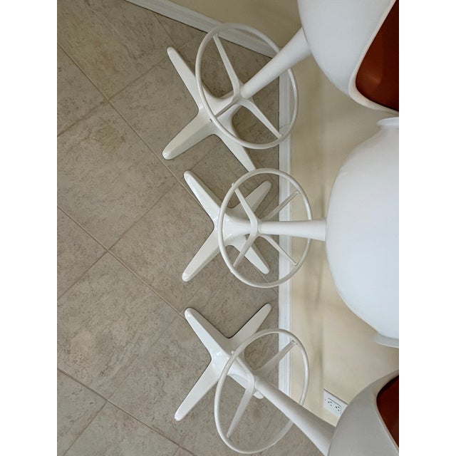 1960s 1960s Maurice Burke Barstools (Set of 3) For Sale - Image 5 of 6