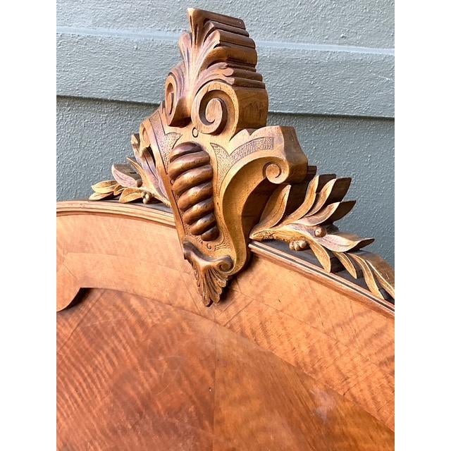 Vintage Eastlake Carved Wood Twin Bed For Sale In West Palm - Image 6 of 12