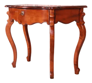 Baker Furniture Milling Road Italian Provincial Carved Maple Console or Entry Table