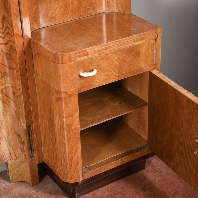 Art Deco Headboard and Bedside Tables, Set of 2 For Sale - Image 12 of 18