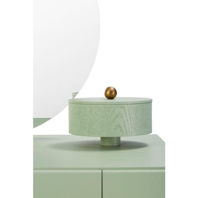 Not Yet Made - Made To Order Rose Selavy Vanity Desk with Stool by Thomas Dariel, Set of 2 For Sale - Image 5 of 15