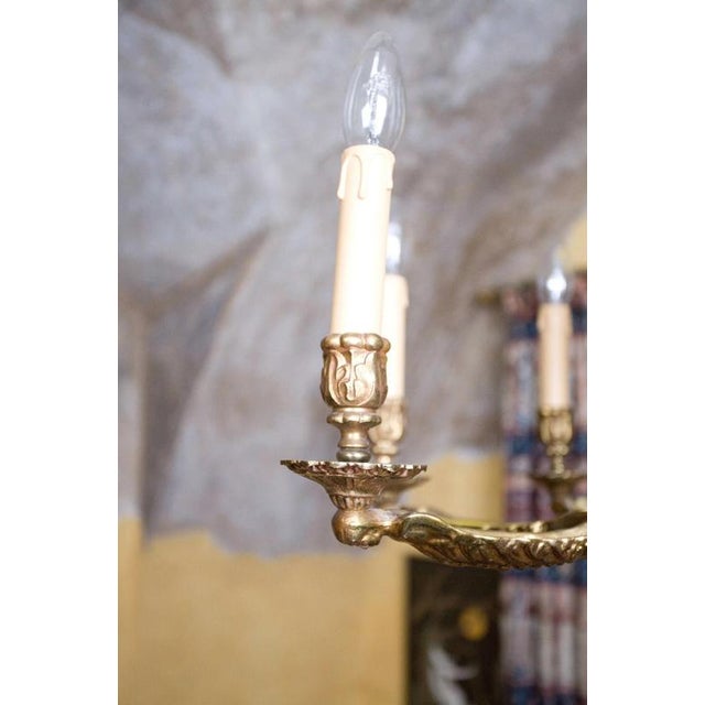 Mid-Century French Figurative Chandelier, 1950s For Sale - Image 4 of 7
