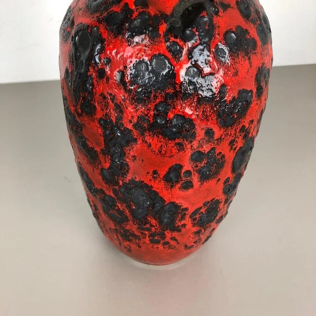 Large Pottery Fat Lava Multi-Color 239-41 Vase from Scheurich, 1970s For Sale - Image 12 of 14