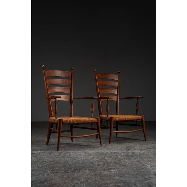 Art Deco Armchairs by André Sol, 1940s, Set of 2 For Sale - Image 4 of 15