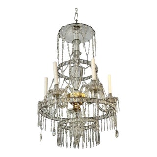 19th Century Swedish Neoclassical Chandelier For Sale