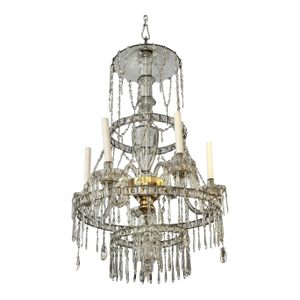 19th Century Swedish Neoclassical Chandelier