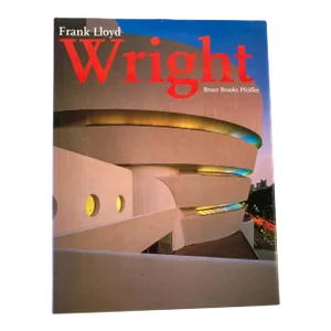 1990s Frank Lloyd Wright by Bruce Brooks Pfeiffer Hardcover Book