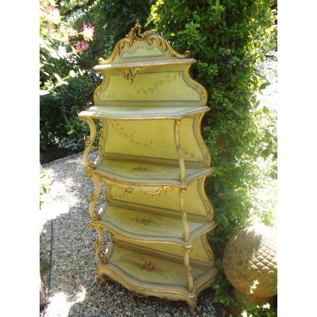 Vintage Florentine Floor Shelf, 1950s For Sale - Image 3 of 18