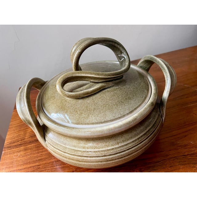 Ceramic 1985 Sculptural Artist Signed Pottery Bengtson For Sale - Image 7 of 10