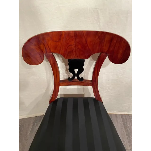 Brown 1820 South German Biedermeier Walnut Chair For Sale - Image 8 of 8