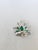 2020s Set in 18k Gold, 3.80 Carats, Natural Zambian Emerald & Diamonds Cocktail Ring, Us Size 6 For Sale - Image 5 of 13