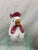 Whimsical hand painted ceramic pitcher in a chicken shape. The sides and front of the body have floral paintings. Signed...