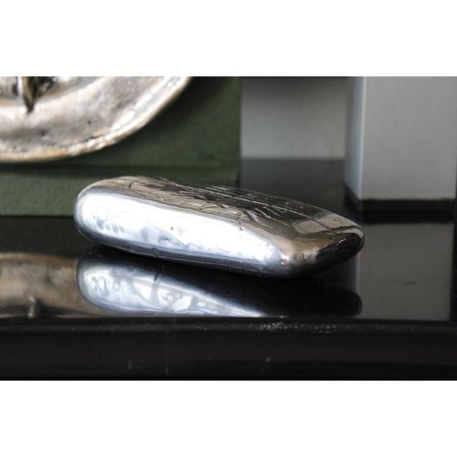 Post-Modern Abstract Pewter Sculpture by Walter Valentini, 1980 For Sale - Image 18 of 18