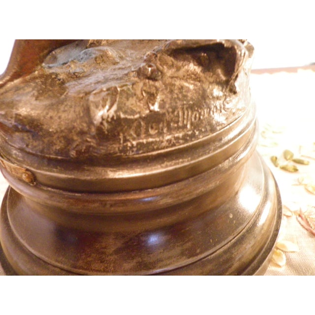 Brown Sculpture by Auguste Moreau, 1800s For Sale - Image 8 of 13