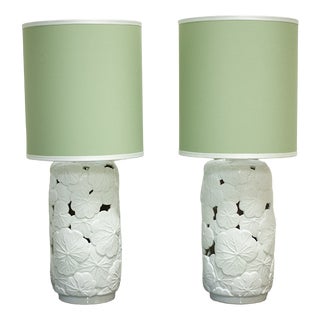 Ceramic Lamps by Vivai del Sud 1970 from Vivai Del Sud, Set of 2 For Sale